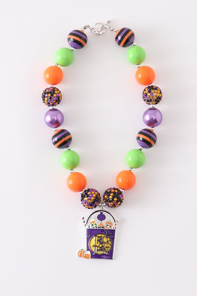 Trick or Treat Chunky Bubble Necklace