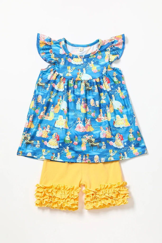 Princess Character Tunic Top and Ruffle Outfit