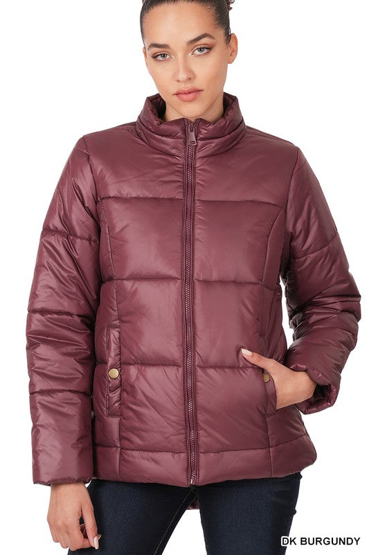 Puffer Jacket with Pockets
