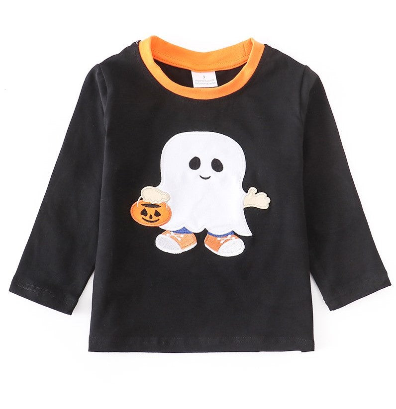 Ghost Top With Elbow Patches - Infant