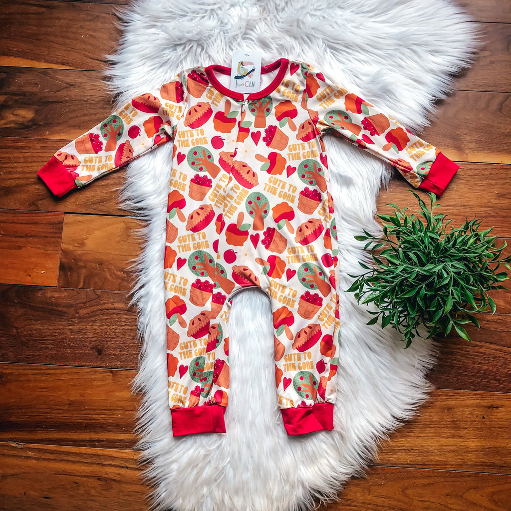 Cute To The Core TwoCan Infant Romper
