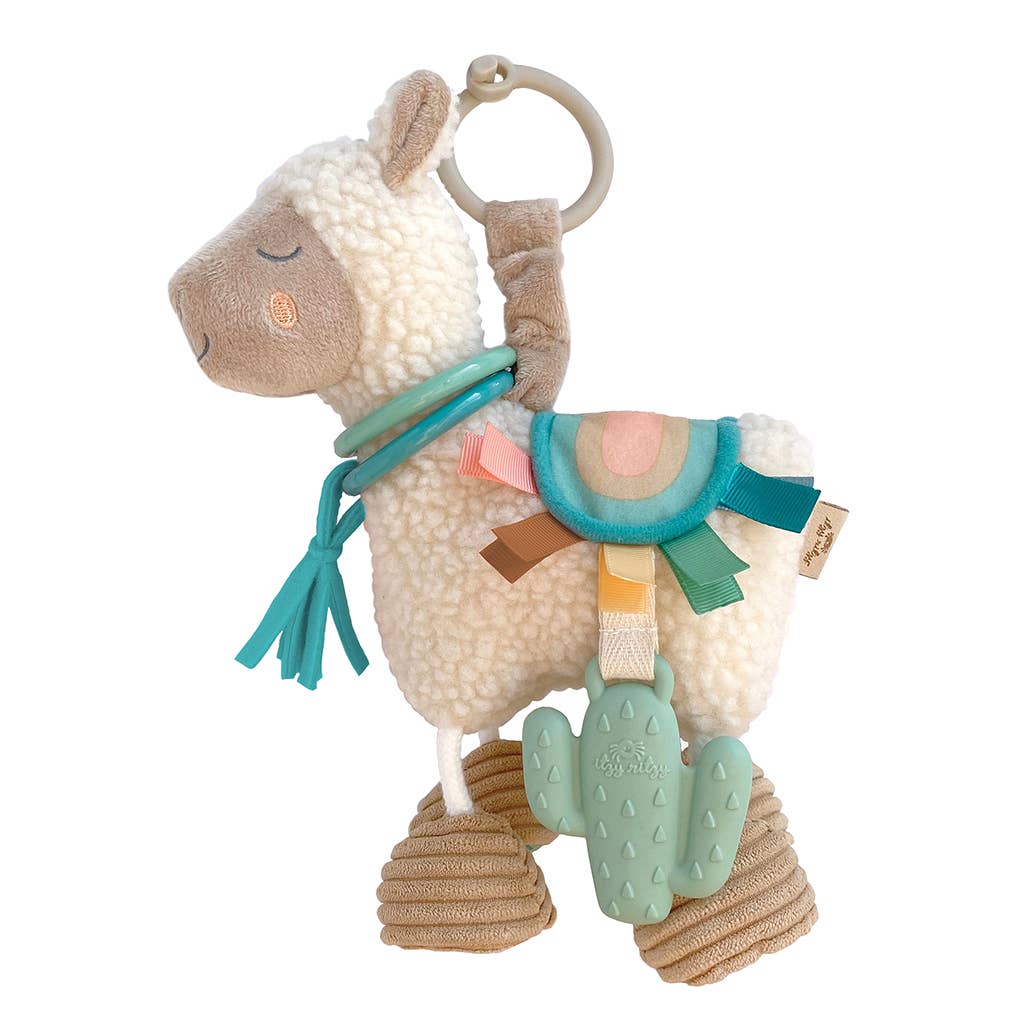 Link & Love™ Llama Activity Plush Silicone Teether Toy