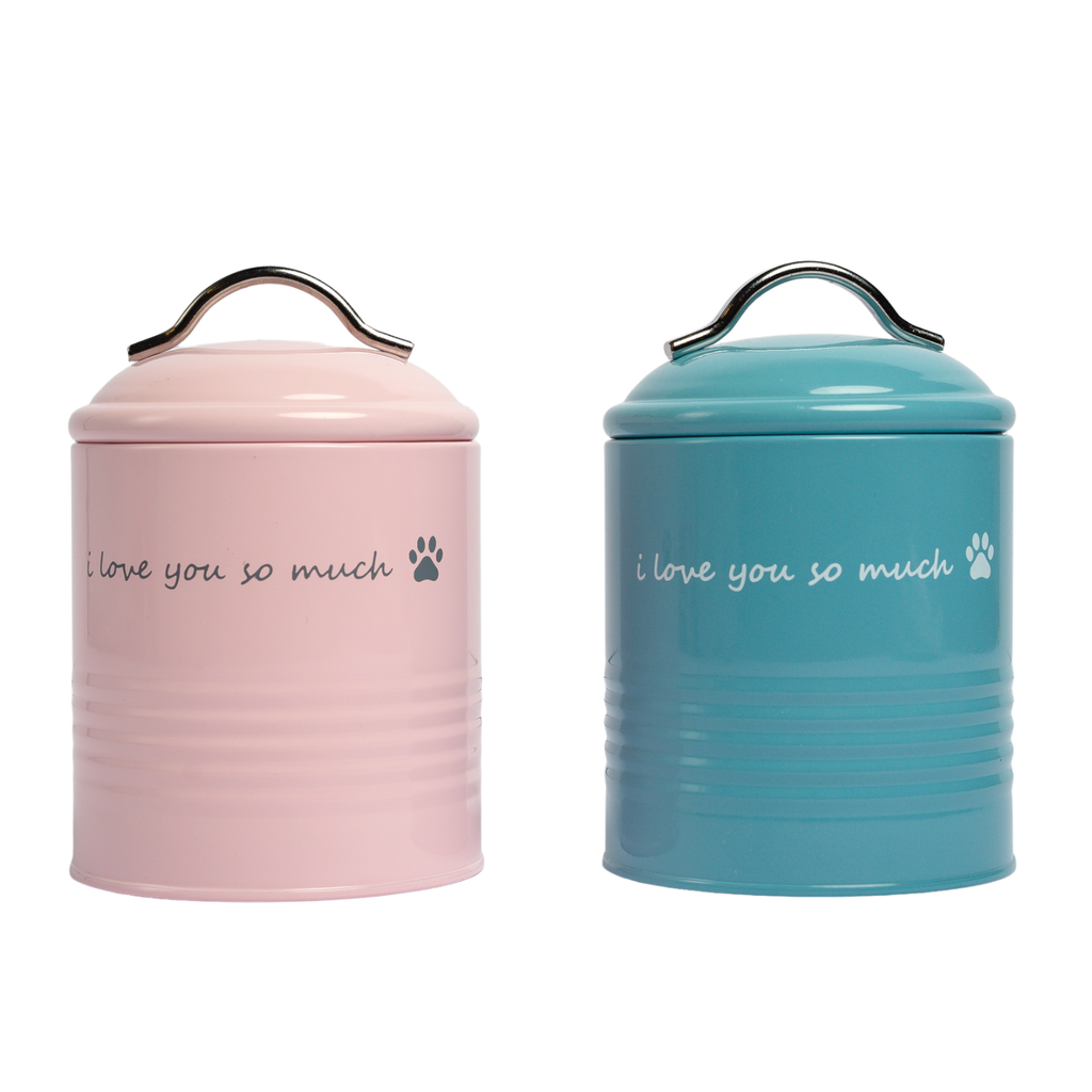 I Love You So Much Pet Treat Canister Gift Set