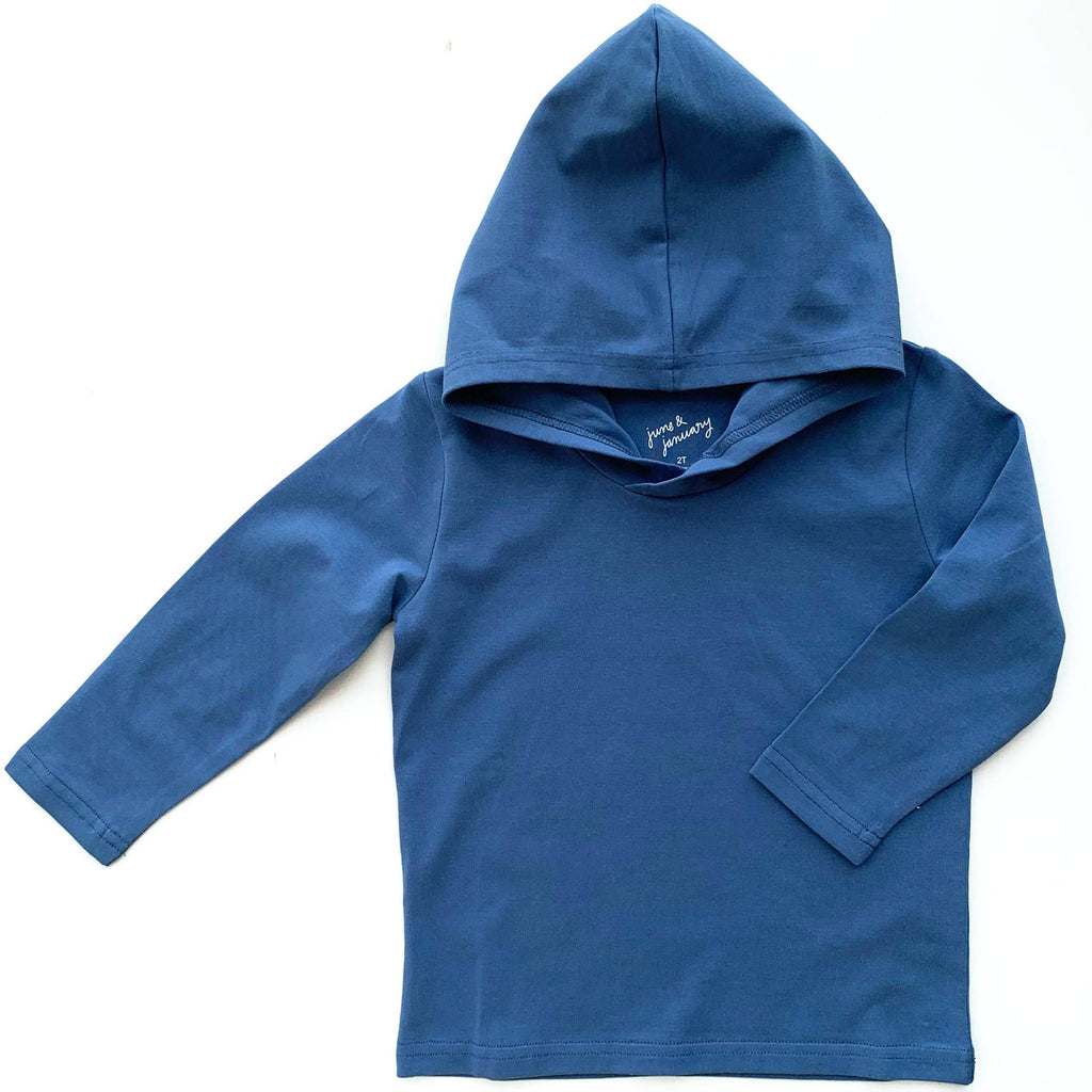 The Lightweight Blue Hoodie Pullover